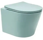 SAT Infinitio Wand-WC-Set sp&uuml;lrandlos WC-Sitz Absenkautomatik inkl. Montageset,
