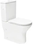 SAT Brevis sp&uuml;lrandlos Stand-Kombi-WC mit erh&ouml;hter Sitzfl&auml;che 48 cm...