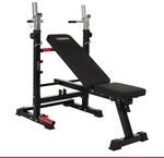 Hantelbank Force 4.0 | einzigartig klappbar | inkl. Rack | inkl. Landmine | 180 kg