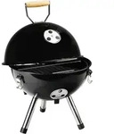 Mini - Kugelgrill in schwarz Holzkohlegrill