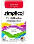 Simplicol Textilfarbe expert Mohn-Rot 150g