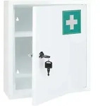 Medizinschrank aus Stahl Ma&szlig;e: ca. 31,5 x 10 x 36cm