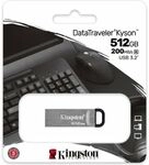 Kingston 512GB DataTraveler Kyson 200MB/s Metal USB 3.2 Gen 1 - USB-Stick