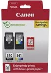 Canon PG-540 + CL 541 photo value pack - Schwarz + 3 Farben - Druckerpatrone -