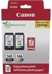 Canon PG-545 + CL-546 photo value pack (PG-545 / CL-546) - Schwarz + 3 Farben -