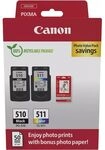 Canon PG-510 + CL-511 photo value pack - Schwarz + 3 Farben - Druckerpatrone -