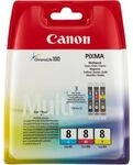 Canon CLI-8C/M/Y - 3-farbig - Druckerpatrone - Multipack