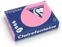 Clairefontaine Rosa A4 Farbiges Papier 160 g/m&sup2; (250 Blatt)