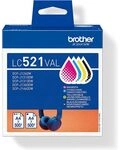 Brother LC-521VAL - 4-farbig - Druckerpatrone - Multipack