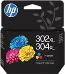 HP 302XL/304XL (B7RT8AE) - 3-farbig - Druckerpatrone - Hohe Kapazit&auml;t