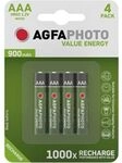 Agfaphoto Wiederaufladbare Micro AAA 4er-Pack Batterie