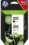 HP 302 (X4D37AE) - Schwarz + 3 Farben - Druckerpatrone - Multipack