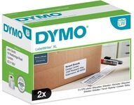 Dymo S0947420 - (102 mm x 59 mm) 2 Rollen - Schwarz auf wei&szlig; - Etikett