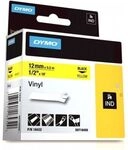 Dymo 18432 (S0718450) - (12 mm) - Schwarz auf gelb - Tape