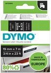 Dymo 45811 (S0720910) - (19 mm) - Wei&szlig; auf schwarz - Tape