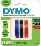 Dymo S0847750 - (9 mm) - Wei&szlig; auf schwarz/rot/blau - Tape