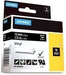 Dymo 1805435 - (12 mm) - Wei&szlig; auf schwarz - Tape