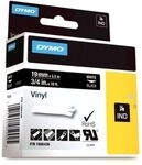Dymo 1805436 - (19 mm) - Wei&szlig; auf schwarz - Tape