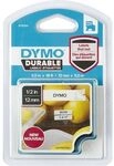 Dymo Durable 1978364 Schriftb&auml;nder Schwarz auf Wei&szlig; (12 mm)