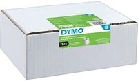 Dymo 2093093 (12 stuks) - Schwarz auf wei&szlig; - Etikett