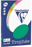 Clairefontaine Tannengr&uuml;n A4 Farbiges Papier 80 g/m&sup2; (100 Blatt)