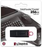 Kingston 256GB USB3.2 Gen1 DataTraveler Exodia (Black + Pink) - USB-Stick