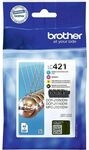 Brother LC-421VAL - 4-farbig - Druckerpatrone - Multipack