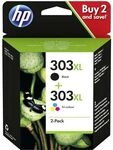 HP 303XL (3YN10AE) - Schwarz + 3 Farben - Druckerpatrone - Hohe Kapazit&auml;t -