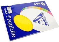 Clairefontaine Sonnengelb A4 Farbiges Papier 160 g/m&sup2; (50 Blatt)
