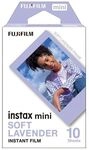 Fujifilm Instax mini film soft lavender (10 vel) - (4,6 cm x 6,2 cm) - Fotopapier
