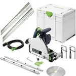 Festool Tauchs&auml;ge TS60 KEBQ-Plus F&uuml;hrungsschienen Schraubzwinge...