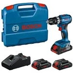 Bosch Akku Schlagbohrschrauber GSB 18V-45 + 3xAkku 18V 4.0Ah + GAL 18V-40 L-Case