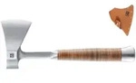 Halder Handbeil Beil mit Ledergriff Lederg&uuml;rteltasche L&auml;nge 370 mm 3555.375