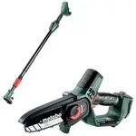 Metabo Akku Geh&ouml;lzs&auml;ge MS 18 LTX 15 + Teleskopstab MS Set Solo ohne Akku