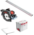 Mafell Handkreiss&auml;ge K 85 Ec im L-MAX LED 10 m Kabel + F&uuml;hrungsschiene F 160
