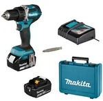 Makita Akku Bohrschrauber 18V 54Nm 2x 5,0Ah Akku mit Ladeger&auml;t Koffer DDF484RTE