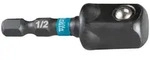 Makita Adapter 1/4 Zoll 6KT 1/2 Zoll 4KT Impact Black Steckschl&uuml;ssel B-66874