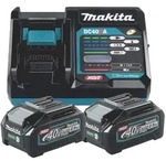 Makita Power Source Kit 40V max. 2,5 Ah Li-Ion 191L76-1 DC40RA 2x Akku BL4025