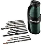 Metabo Bohrersortiment SP Set 13-teilig Holz Metall Stein Rolltasche 626728000