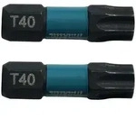 Makita Bit T40 25 mm Schrauben Befestigen 2 St&uuml;ck Impact Black B-63703