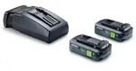 Festool Energie-Set 18V 2xTBX4/TCL6 f&uuml;r 18 Volt Ger&auml;te Bluetooth 2 kg 578731