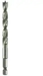 Alpen HSS Maschinen-Holzspiralbohrer Sechskantschaft &Oslash; 10,0 mm 62201000100