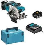 Makita Akku Handkreiss&auml;ge 18V 51mm 2x 5,0Ah Akku und Ladeger&auml;t DSS501RTJ