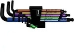 Wera Winkelschl&uuml;sselsatz 950 SPKL/9 SM N SB Multicolour 05073593001