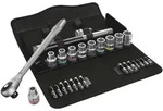 Wera 8100 SC 10 Zyklop Metal-Knarrensatz, 1/2"-Antrieb, z&ouml;llig, 28-teilig