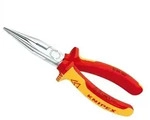 KNIPEX Flachrundzange mit Schneide verchromt 160 mm Nr. 25 06 160