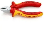 Knipex Seitenschneider isoliert Schnitt verchromt VDE L&auml;nge 125 mm 7006125