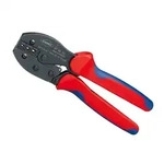 KNIPEX PreciForce&reg; Crimpzange br&uuml;niert Mehrkomponenten-H&uuml;llen 220 mm Nr 97 52 35