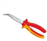 KNIPEX Flachrundzange mit Schneide verchromt 200 mm 2626200
