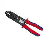 KNIPEX Crimpzange schwarz lackiert mit Mehrkomponentenh&uuml;llen 240 mm Nr 97 22 240